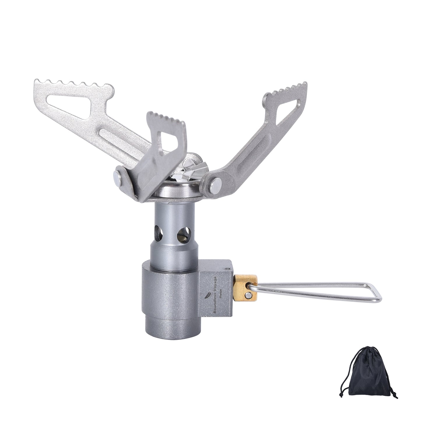 Boundless Voyage Titanium Stove Mini Camping Stove For Outdoor Light Weight