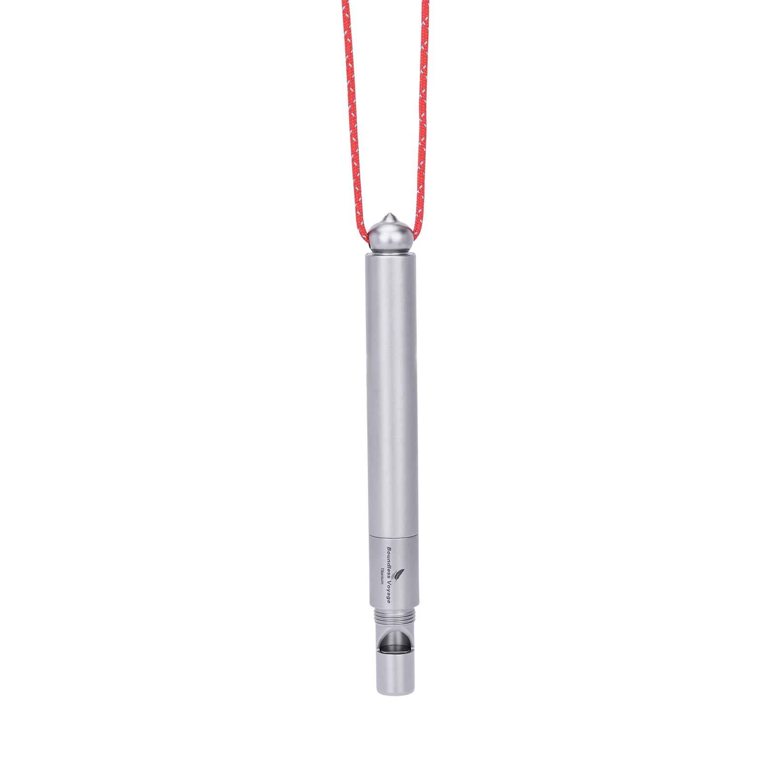 Boundless Voyage Titanium Survival Whistle 120dB – 4-in-1 EDC