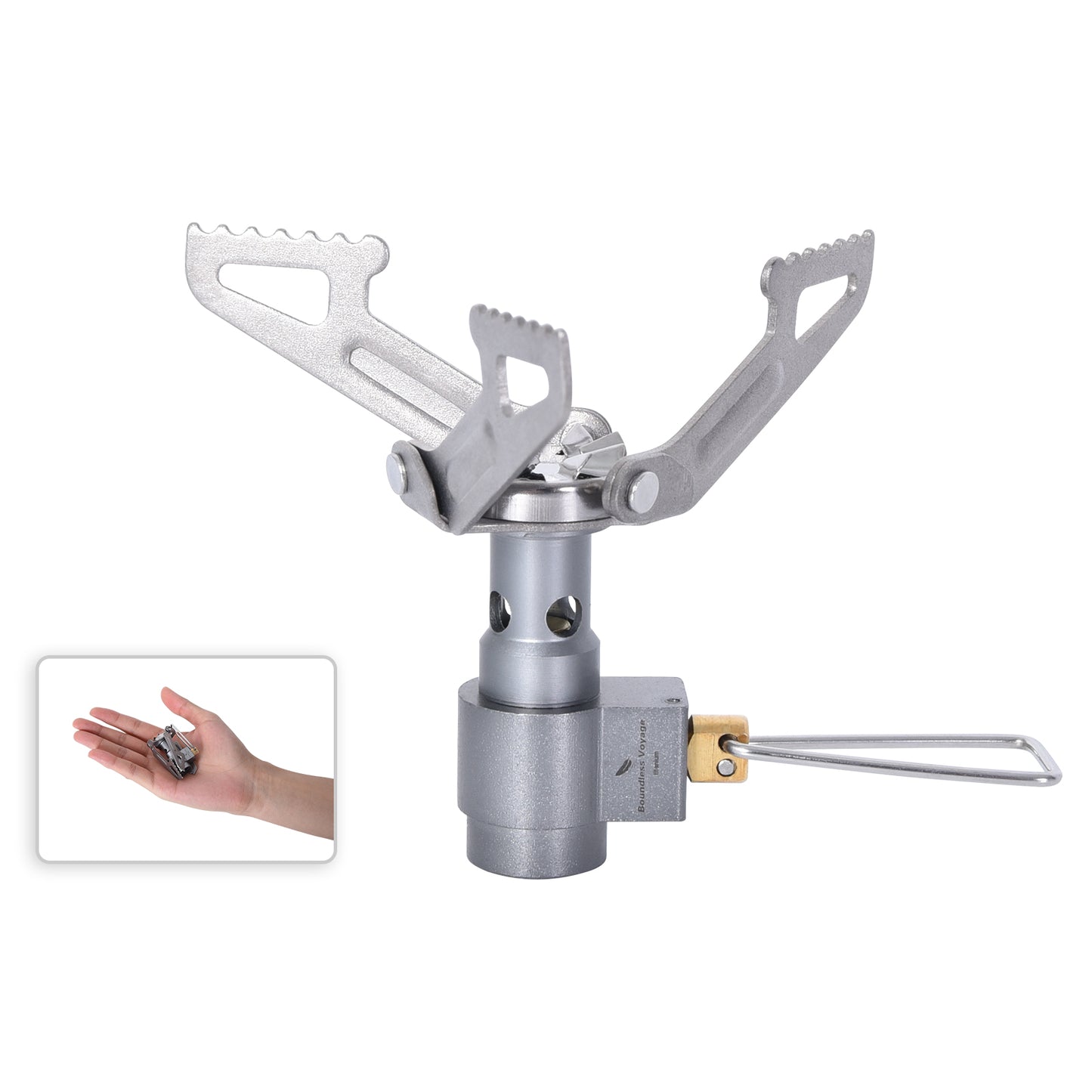 Boundless Voyage Titanium Stove Mini Camping Stove For Outdoor Light Weight