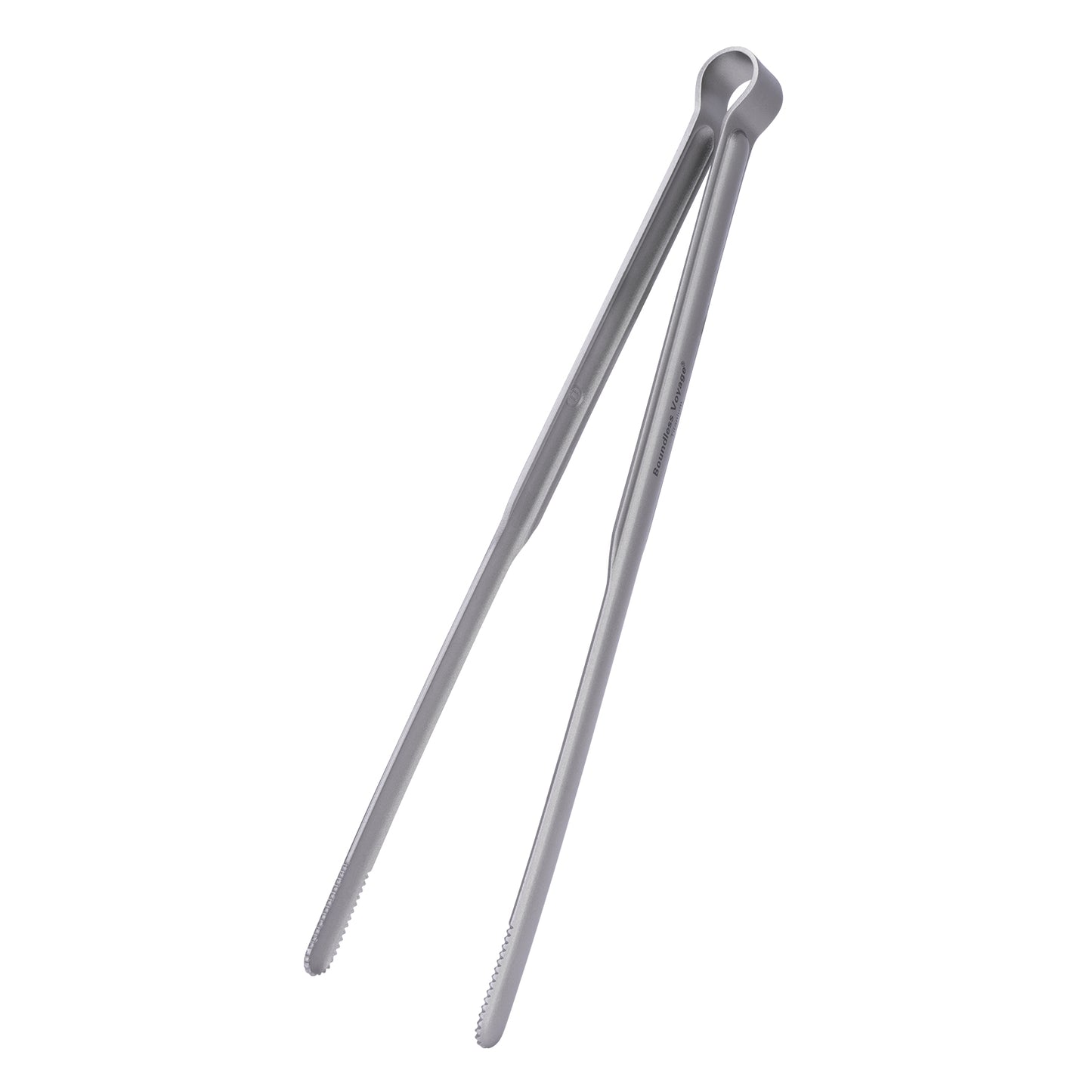 Boundless Voyage Titanium BBQ Tongs, Ultralight Heat-Resistant & Rustproof Titanium Grilling Tongs for Camping, Hiking, Outdoor Cooking