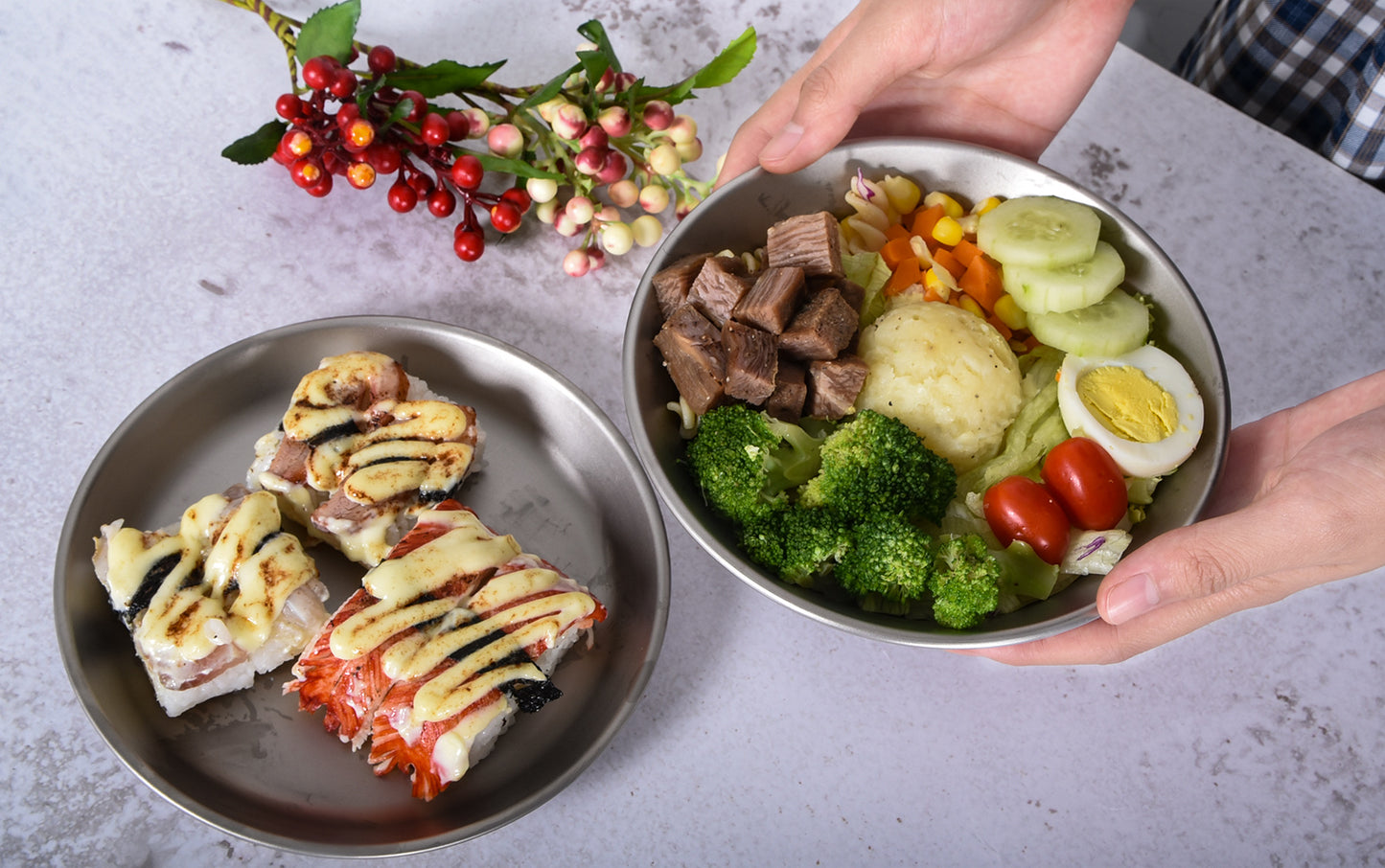 Boundless Voyage Titanium Pan & Bowl with Carry Bag – Ultralight Camping Dish & Plate Tableware for Outdoor Cooking