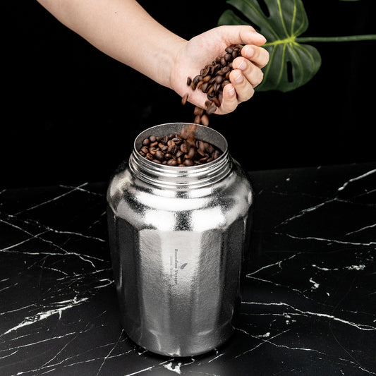 Boundless Voyage 3000ml Titanium Storage Canister Water Bottle– Airtight TA1 Titanium Container for Tea, Coffee, Food & Camping Storage