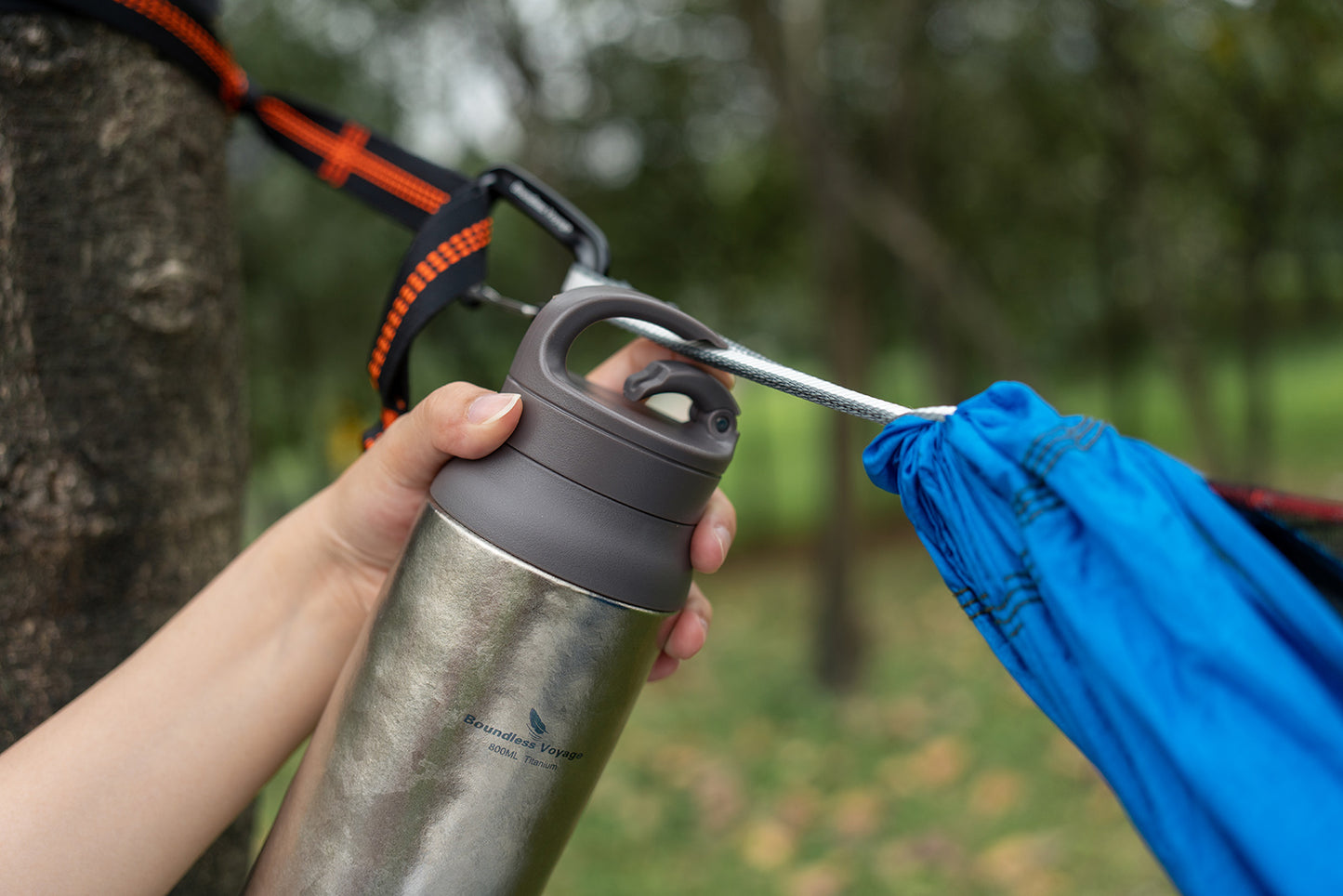 Boundless Voyage 800ml Titanium Vacuum Insulated Water Bottle | Eco-Friendly Flask with Lid Keeps Drinks Hot & Cold | Christmas & Thanksgiving Gift for Outdoor & Office