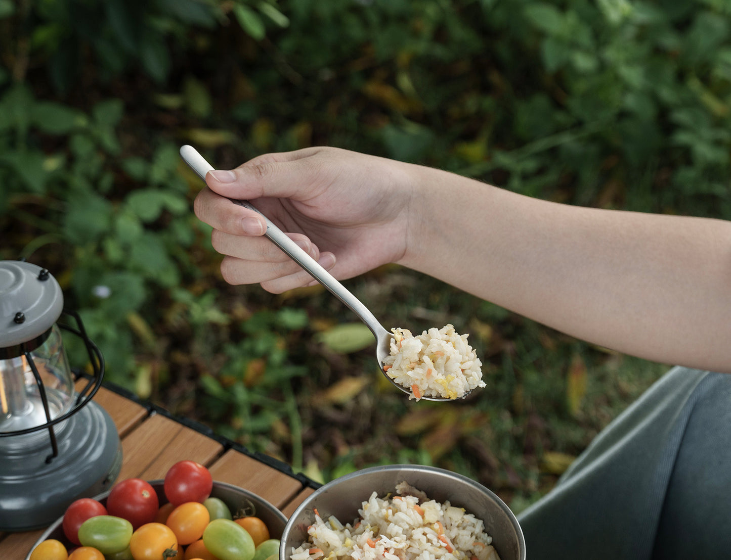 Boundless Voyage Titanium Camping Cutlery Set – Eco-Friendly Knife, Fork & Spoon | Durable Tableware for Home, Travel & Outdoor Use