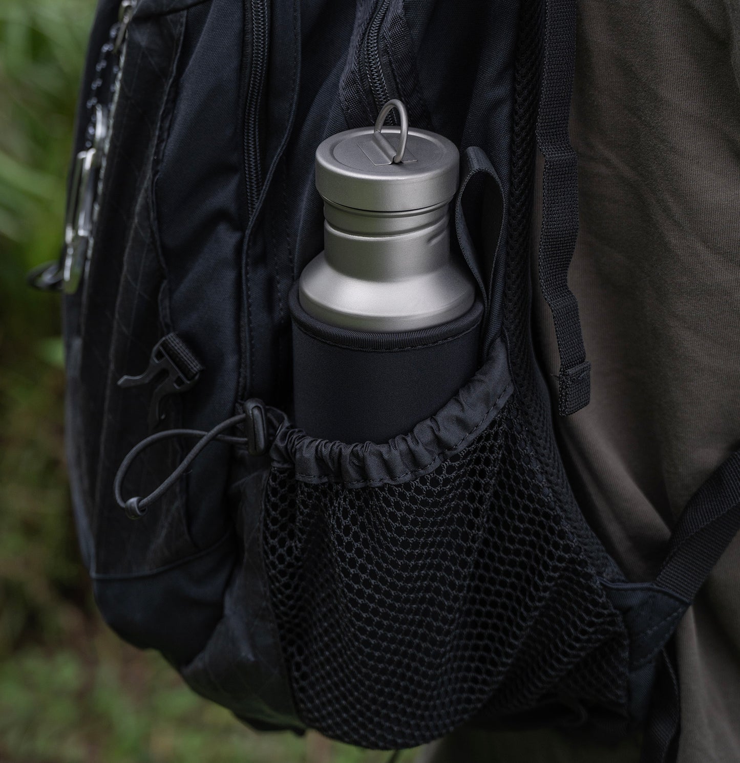 Boundless Voyage Titanium Water Bottle with Lid Wide Mouth Leak-Proof Reusable Sport Drinking Bottle for Camping Picnic Tea Coffee