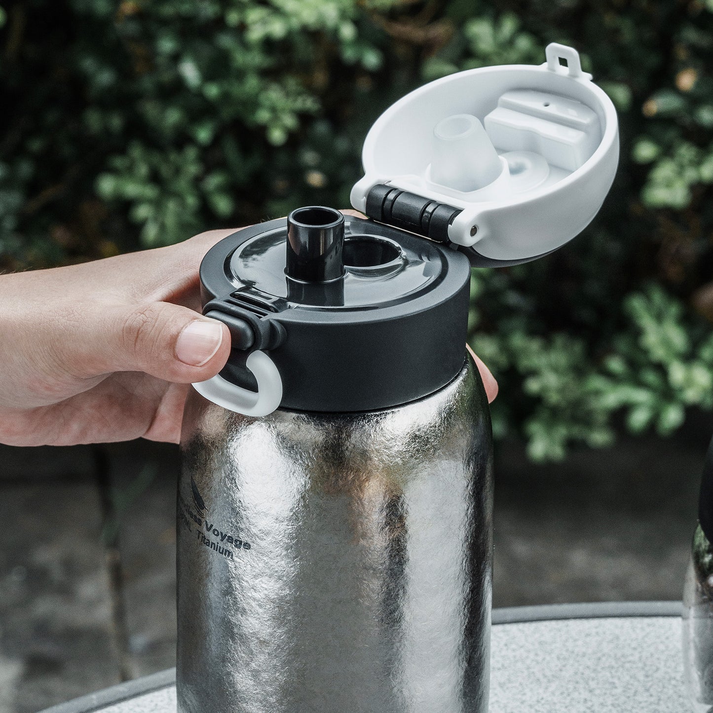 Boundless Voyage 630ml Titanium Vacuum Water Bottle | Double-Walled Lightweight Leakproof Coffee & Sport Bottle for Travel, Office & Outdoor | Christmas & Thanksgiving Gift