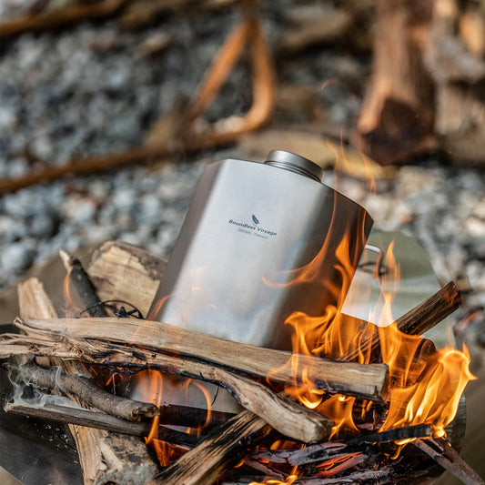 Boundless Voyage 2500ml Extra Large Titanium Water Bottle | 84oz Ultralight Expedition Canteen | Leakproof & Non-Toxic Huge Sports Flask for Camping, Survival & Group Hiking