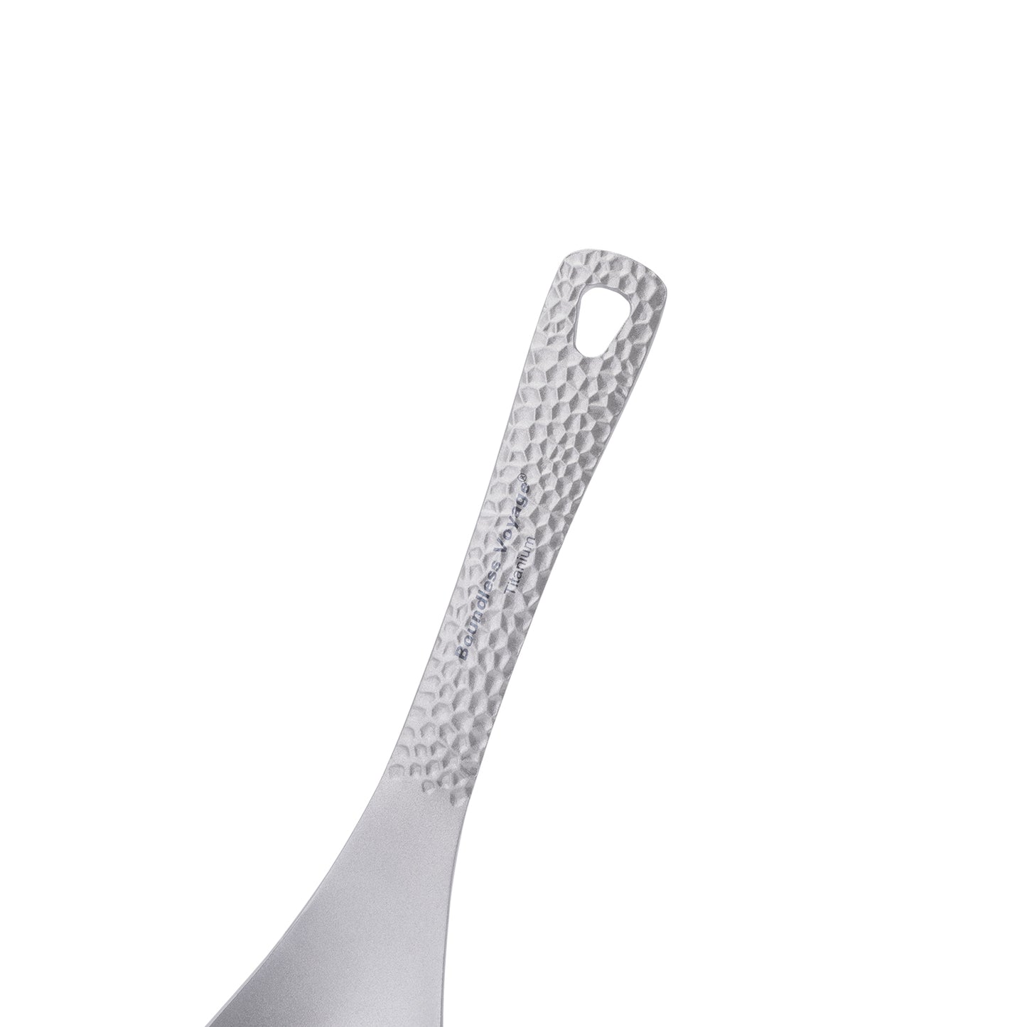 Boundless Voyage Titanium Soup Spoon – Ultralight Camping Spoon for Soup, Rice & Outdoor Dining