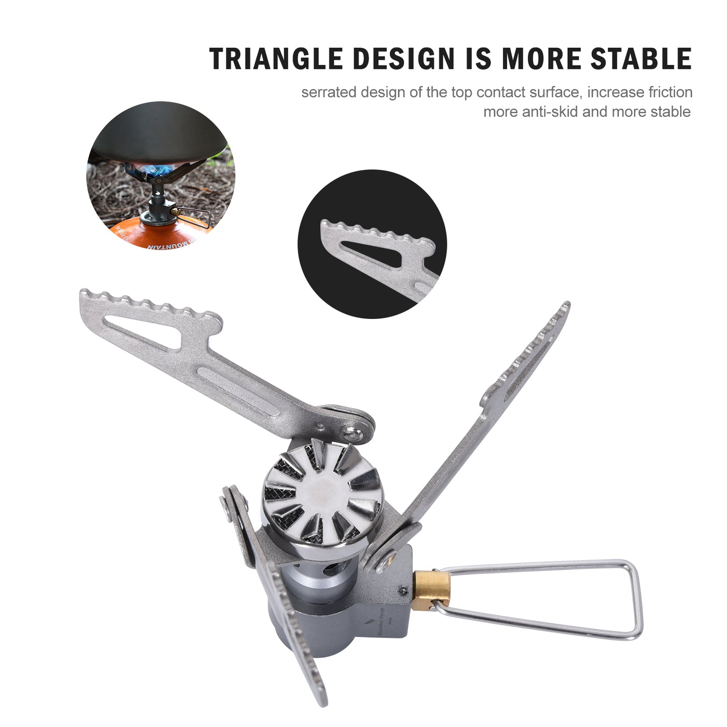 Boundless Voyage Titanium Stove Mini Camping Stove For Outdoor Light Weight