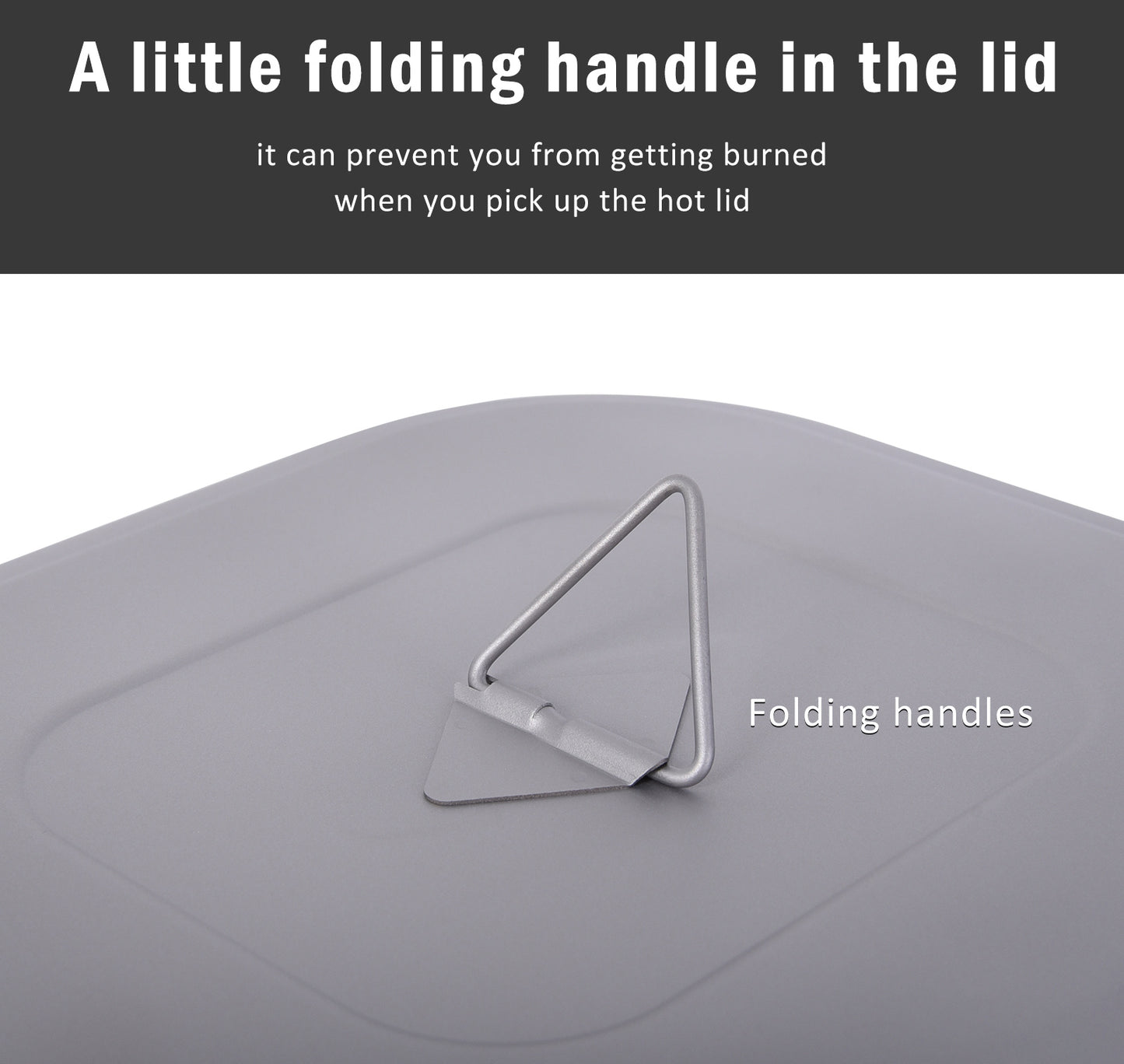 Boundless Voyage Outdoor Titanium Military Mess Tin with Lid & Folding Handle – 1000ml | Ultralight Camping Bushcraft Cookware, Lunch Box, Bowl & Pan