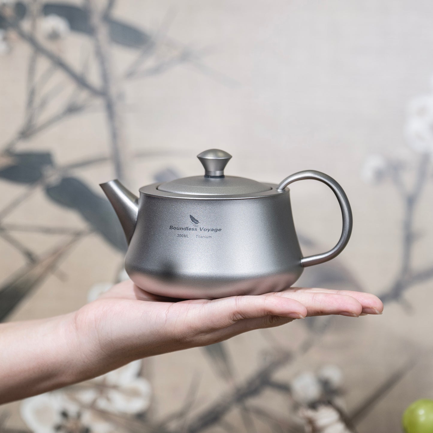 Boundless Voyage 300ml Titanium Kettle Portable Reusable Travel Coffee Tea Kettle