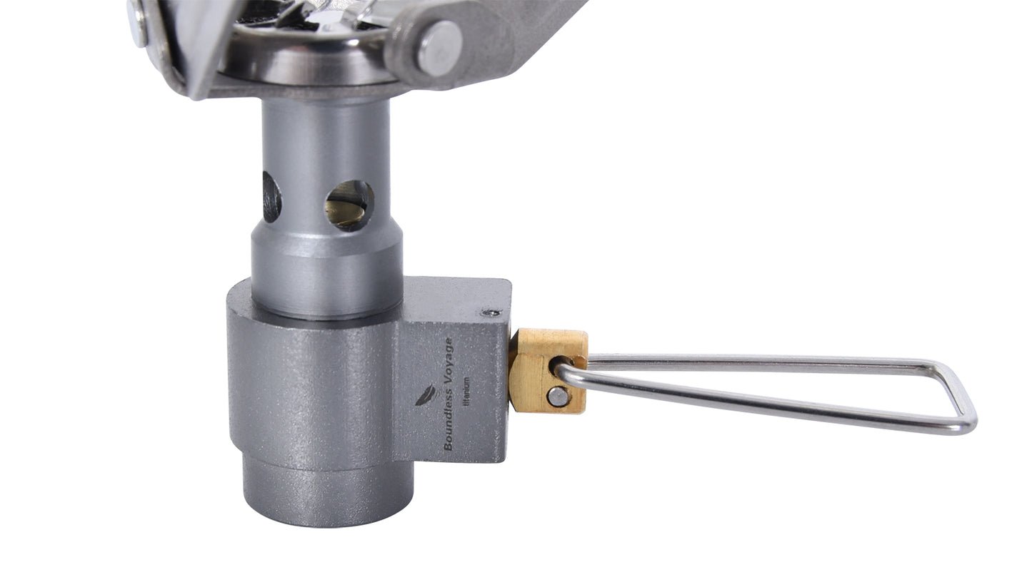 Boundless Voyage Titanium Stove Mini Camping Stove For Outdoor Light Weight