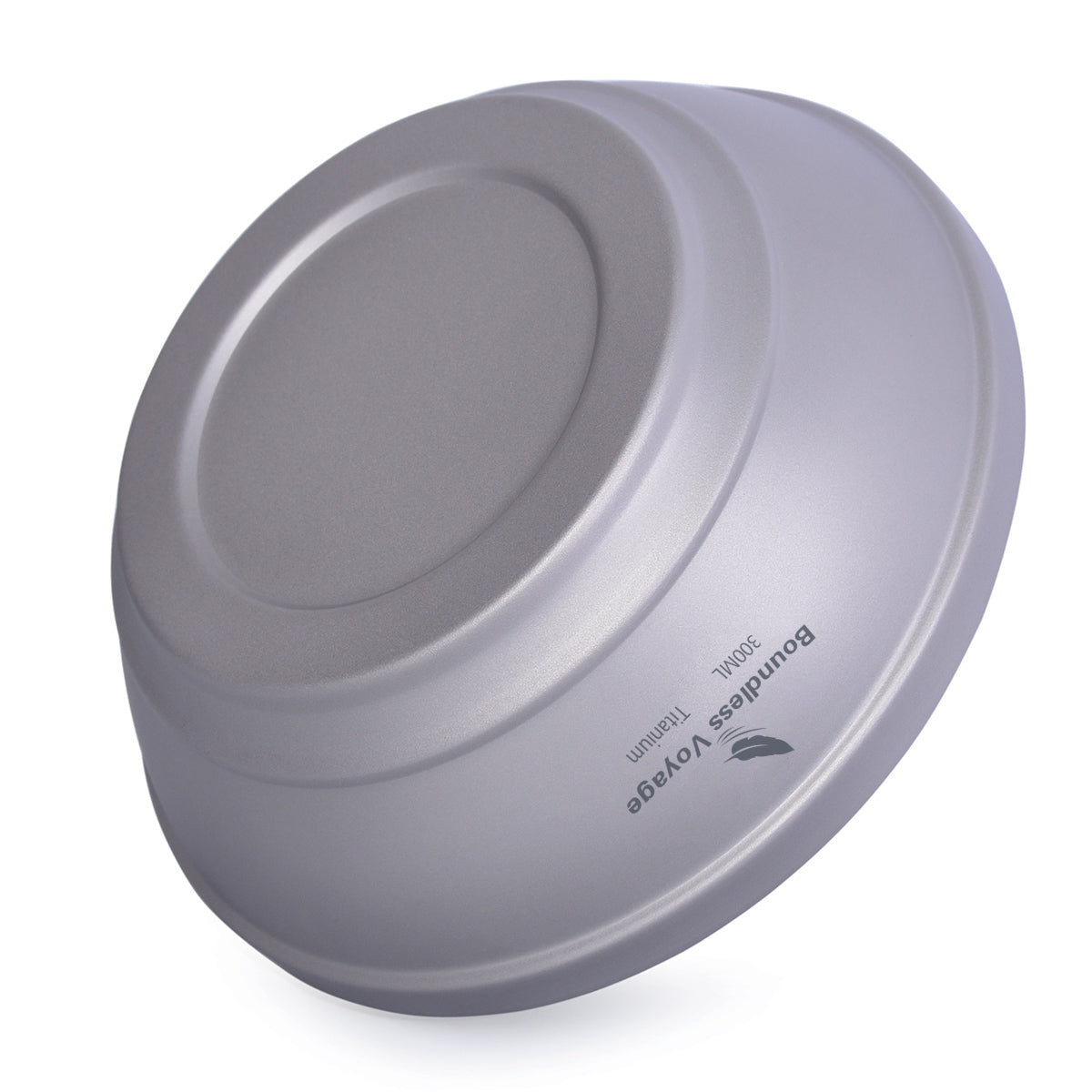 Boundless Voyage Titanium Double-Wall Bowl 300ml For Outdoor Camping Home Tableware Lightweight
