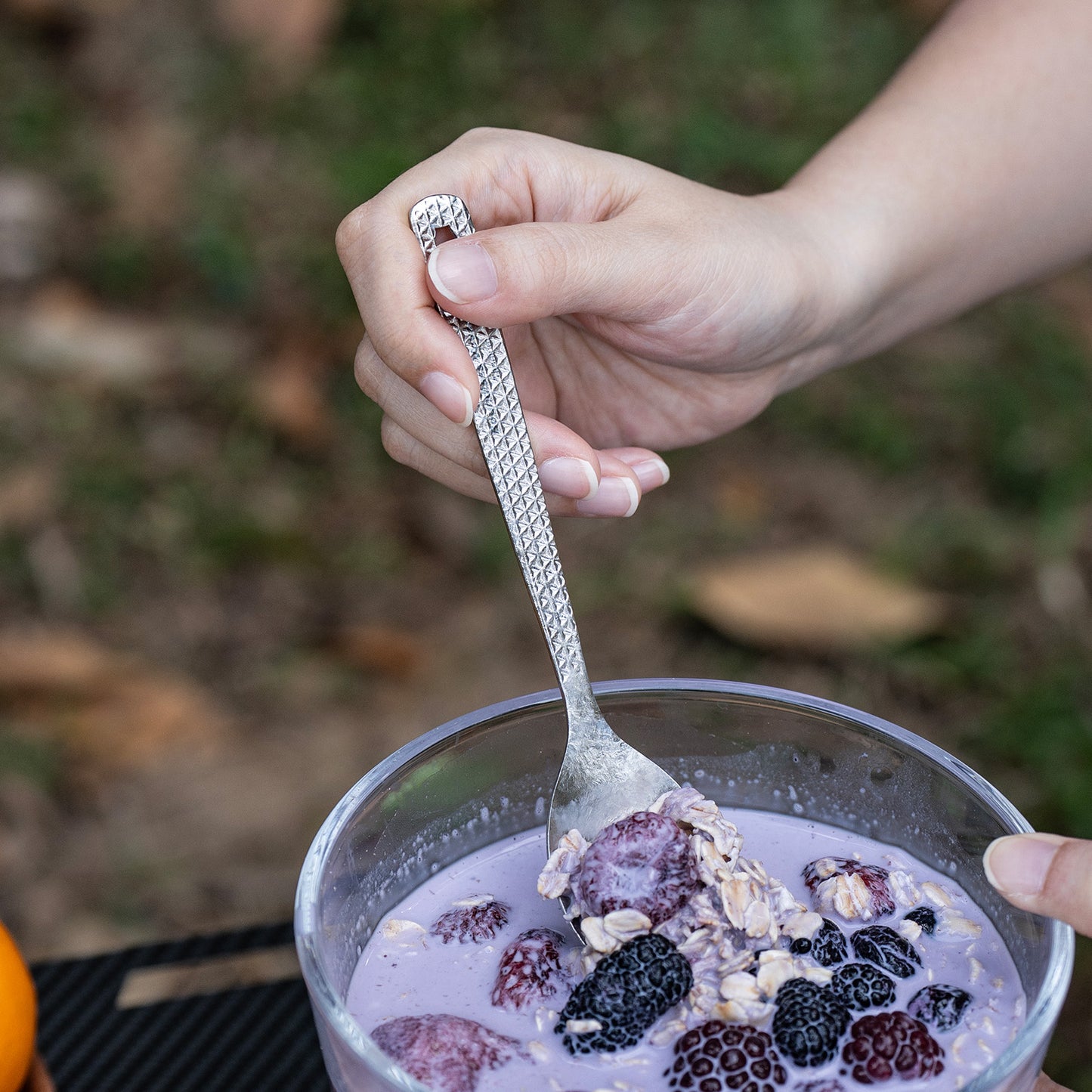 Boundless Voyage Titanium 2-in-1 Spork – Ultralight Camping & Travel Cutlery Non-Coated & Dishwasher Safe