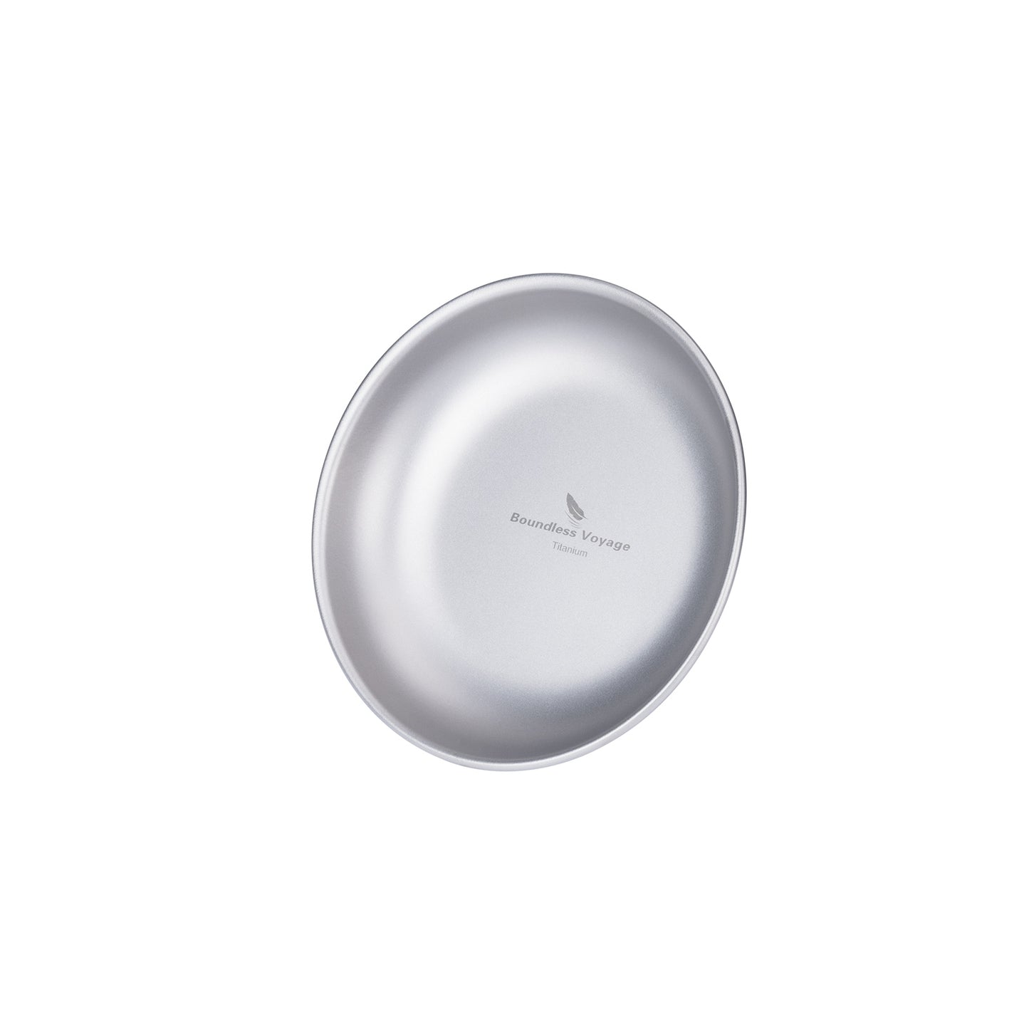 Boundless Voyage Titanium Plate Dishes Saucer Outdoor Camping Home Food Tray Round Dinnerware Hiking Backpacking Travel Portable Durable Tableware