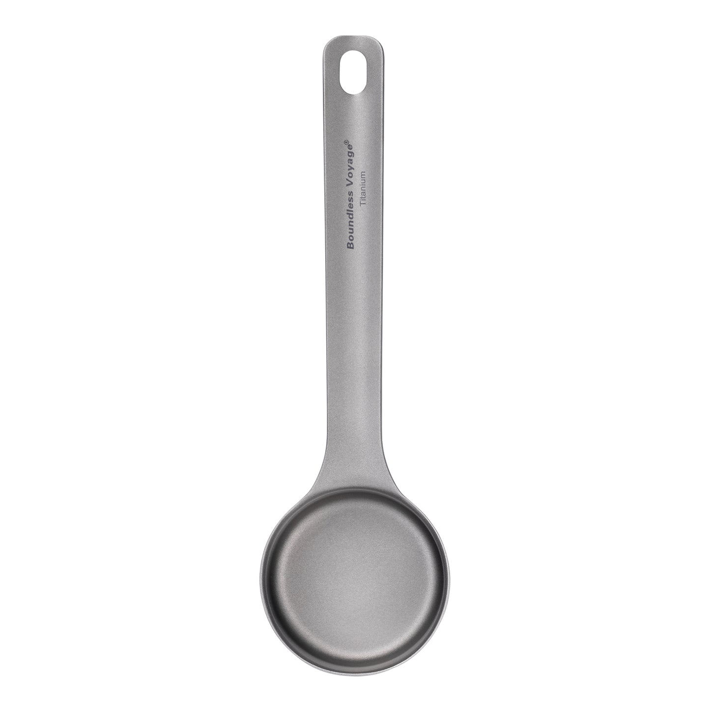 Boundless Voyage Titanium Coffee Scoop Ground Coffee and Beans Measuring Spoon Ice-cream Dessert Tea Sugar Spoon