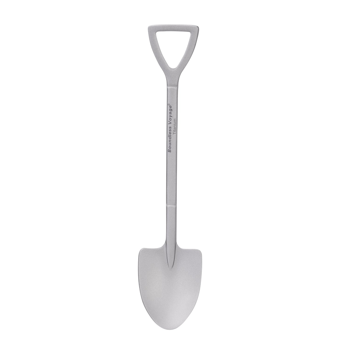 Boundless Voyage Mini Titanium Shovel Spoon – Lightweight, Durable & Cute Dessert Spoon for Ice Cream, Fruit, Camping & Home Use