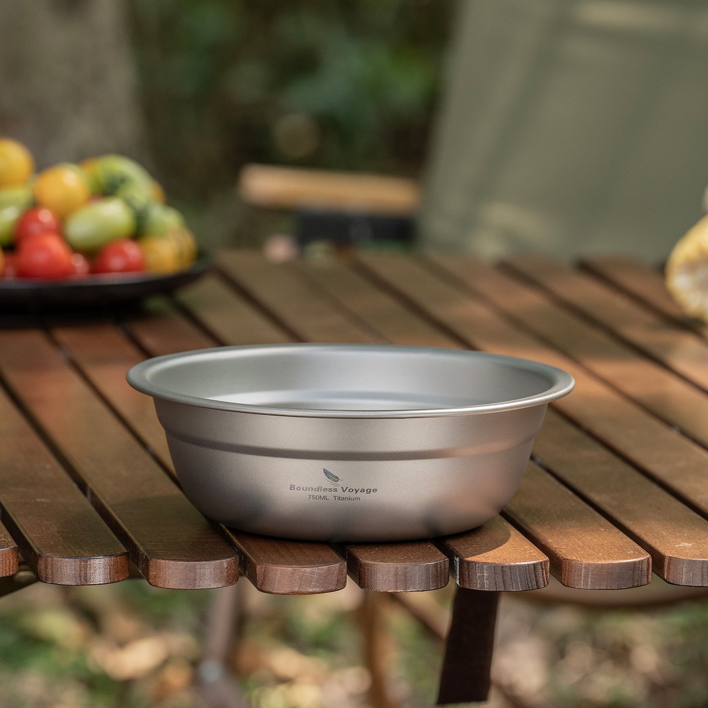 Boundless Voyage Titanium Bowl 750ML Rice Soup Salad Serving Bowl Ultralight Outdoor Camping Travel Durable Portable Tableware