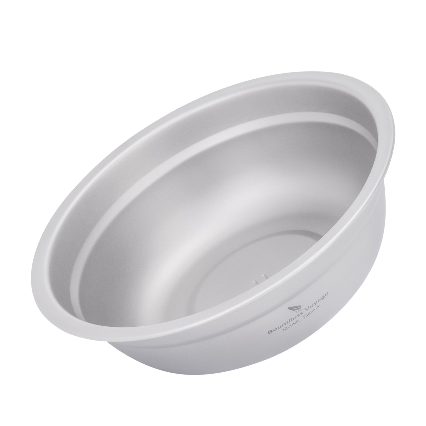 Boundless Voyage Titanium Bowl Rice Soup Salad Serving Bowl Ultralight Outdoor Camping Travel Durable Portable Tableware 1000ML