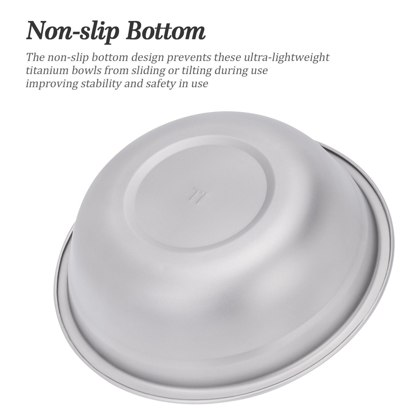 Boundless Voyage 1300ml Titanium Bowl – Eco-Friendly, Ultralight & Durable | Outdoor Camping, Travel & Portable Tableware