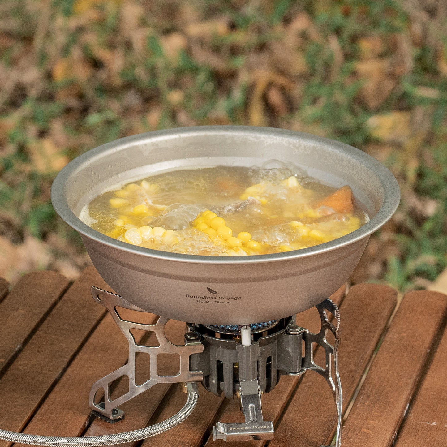 Boundless Voyage 1300ml Titanium Bowl – Eco-Friendly, Ultralight & Durable | Outdoor Camping, Travel & Portable Tableware