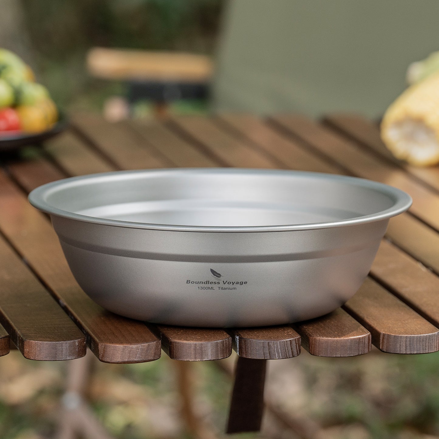 Boundless Voyage 1300ml Titanium Bowl – Eco-Friendly, Ultralight & Durable | Outdoor Camping, Travel & Portable Tableware