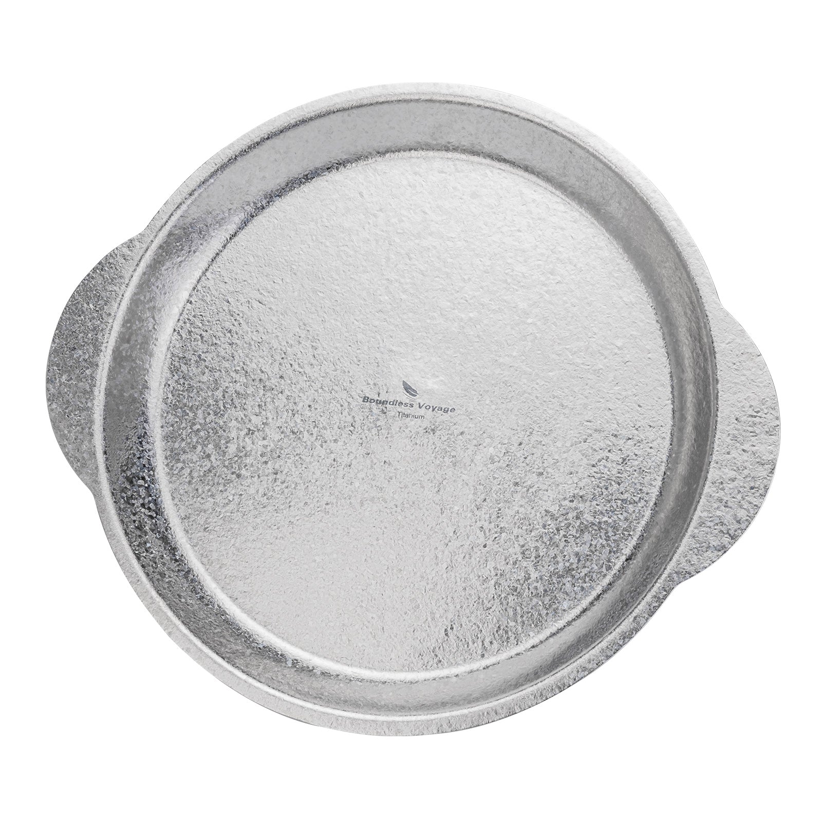 Boundless Voyage 27.3cm Titanium Camping Plate with Handles
