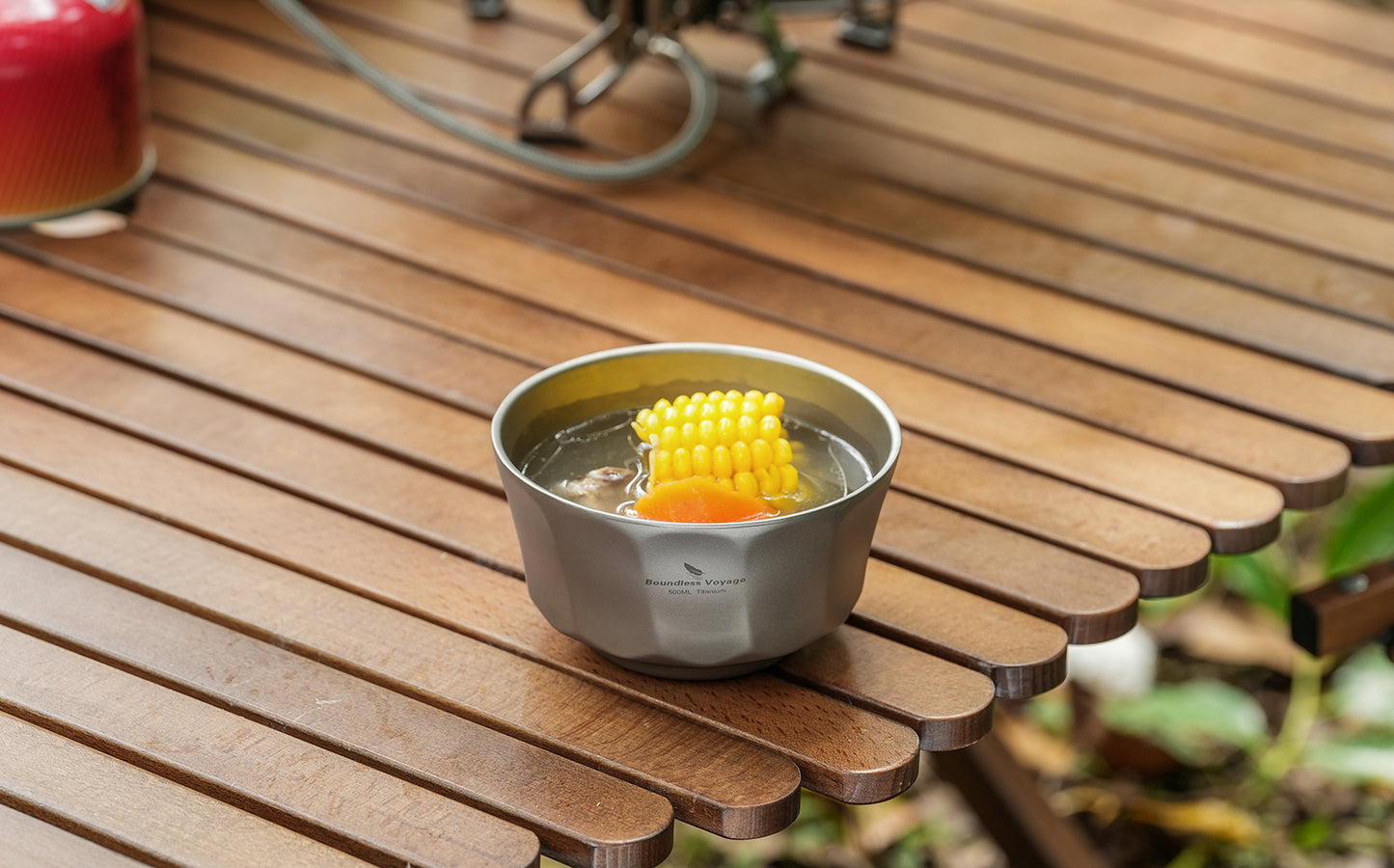 Boundless Voyage 500ml Titanium Double-Walled Bowl – Anti-Scalding, Lightweight & Rust-Proof for Camping, Hiking, Outdoor & Home Use