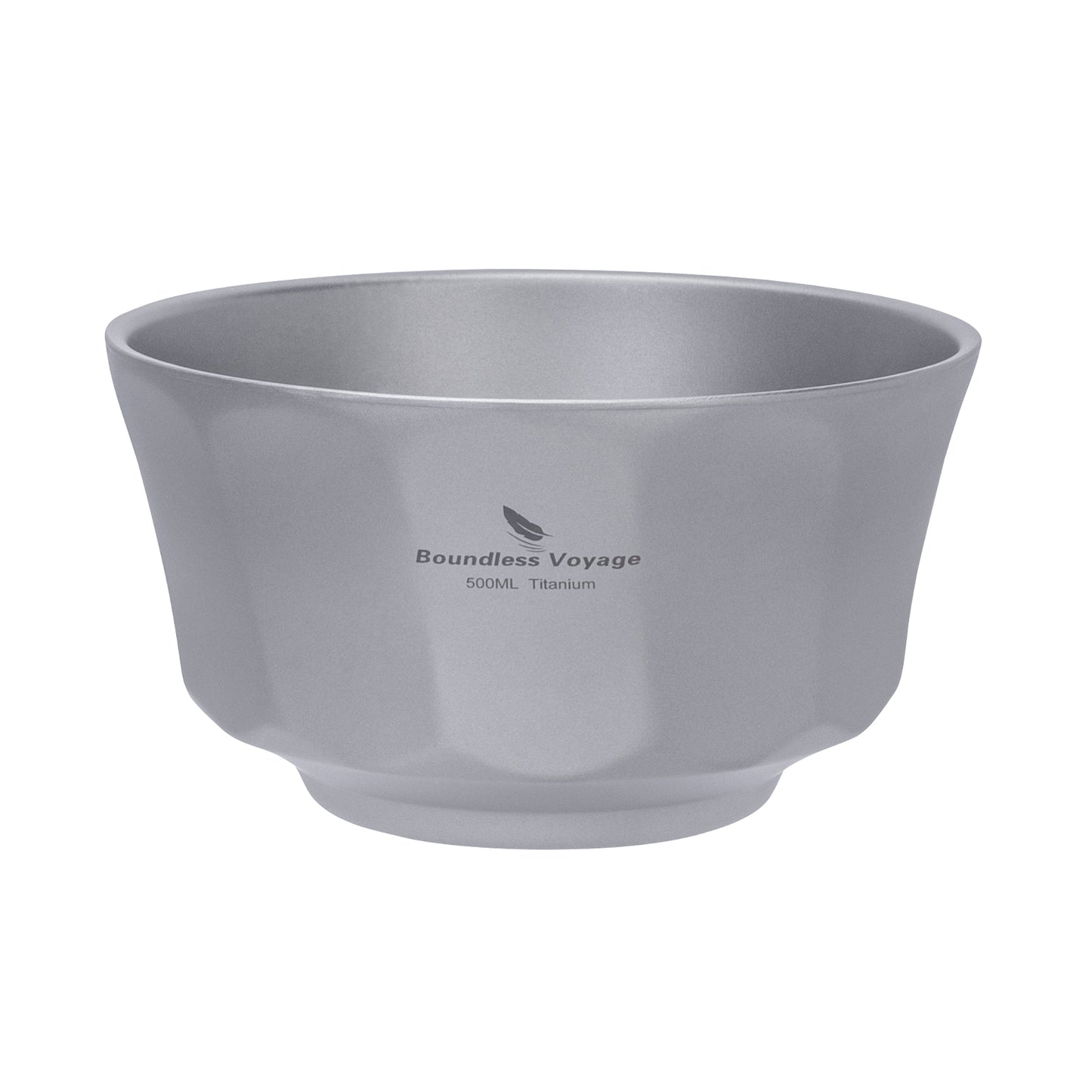 Boundless Voyage 500ml Titanium Double-Walled Bowl – Anti-Scalding, Lightweight & Rust-Proof for Camping, Hiking, Outdoor & Home Use