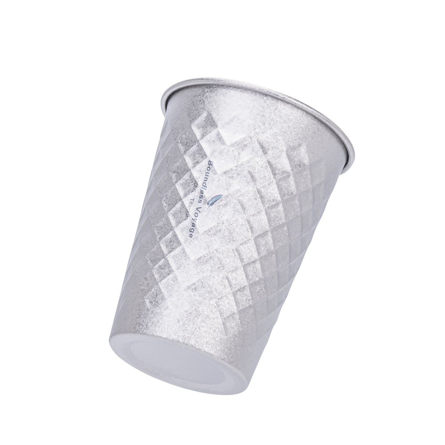 Boundless Voyage Titanium Cup 300ML Stackable Premium Metal Drinking Cups Reusable Beer Juice Cup Suitable for Home, Party, Camping, Outdoor