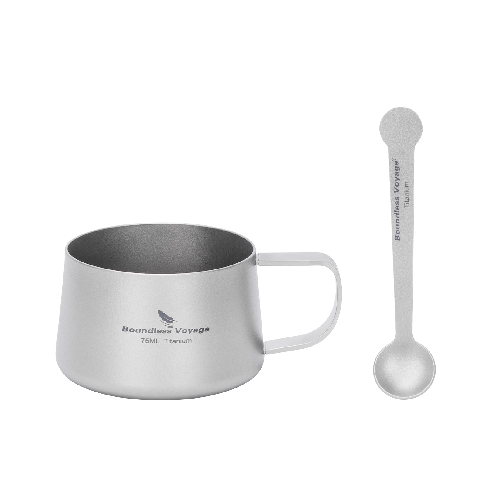 Boundless Voyage 75ml Titanium Double Wall Coffee Cup – Ultralight