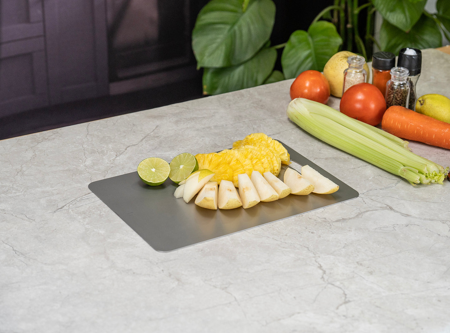 Boundless Voyage Titanium Cutting Board M Size Home Outdoor Camping Fruits Vegetable Meat Chopping Block Cutting Board