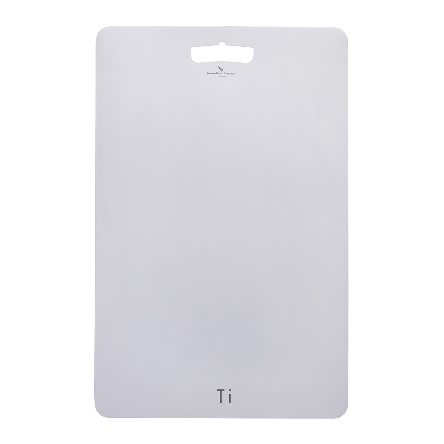 Boundless Voyage Titanium Cutting Board L Size Home Outdoor Camping Fruits Vegetable Meat Chopping Block Cutting Board
