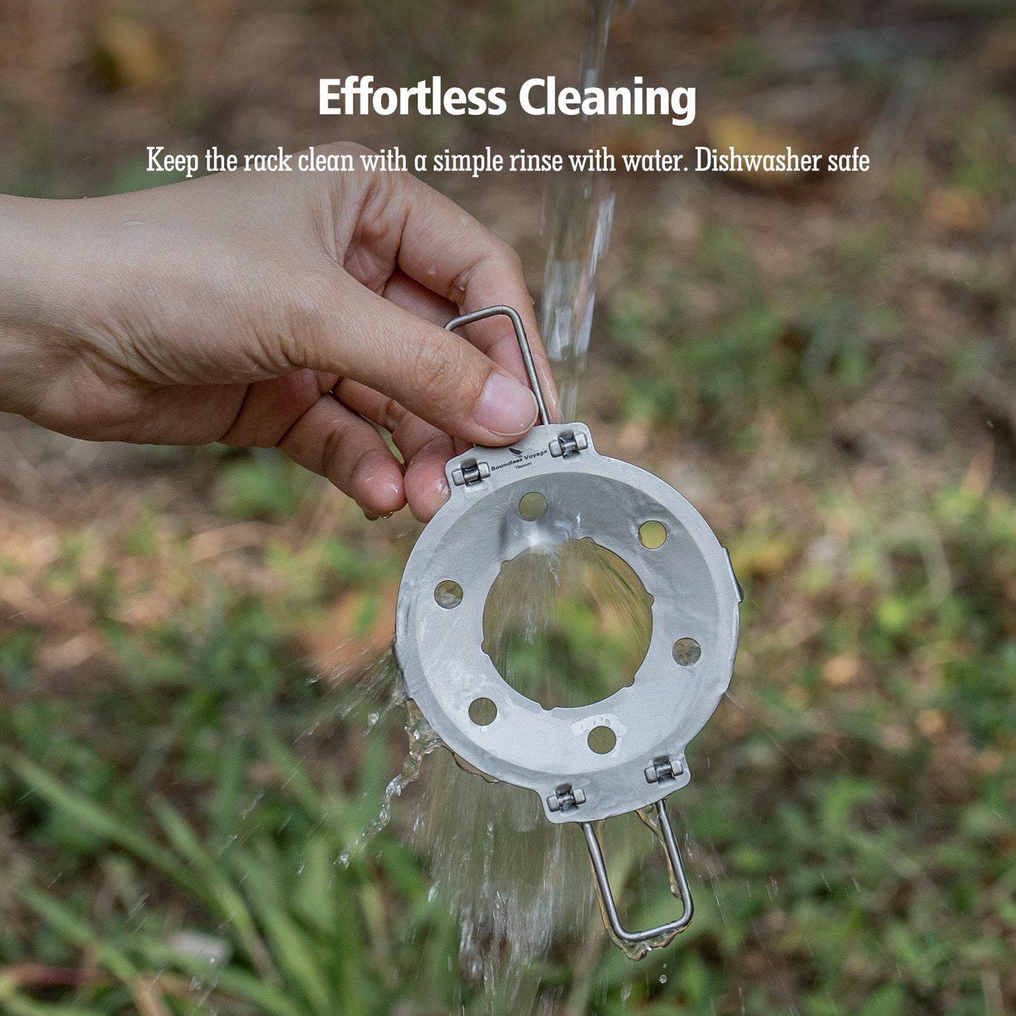 Boundless Voyage Titanium Coffee Dripper – Lightweight Reusable Pour Over Filter Holder for Outdoor Camping & Hiking