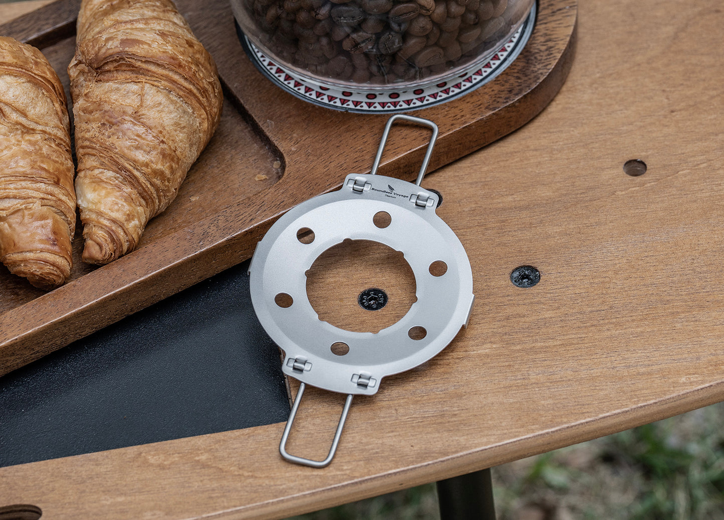 Boundless Voyage Titanium Coffee Dripper – Lightweight Reusable Pour Over Filter Holder for Outdoor Camping & Hiking