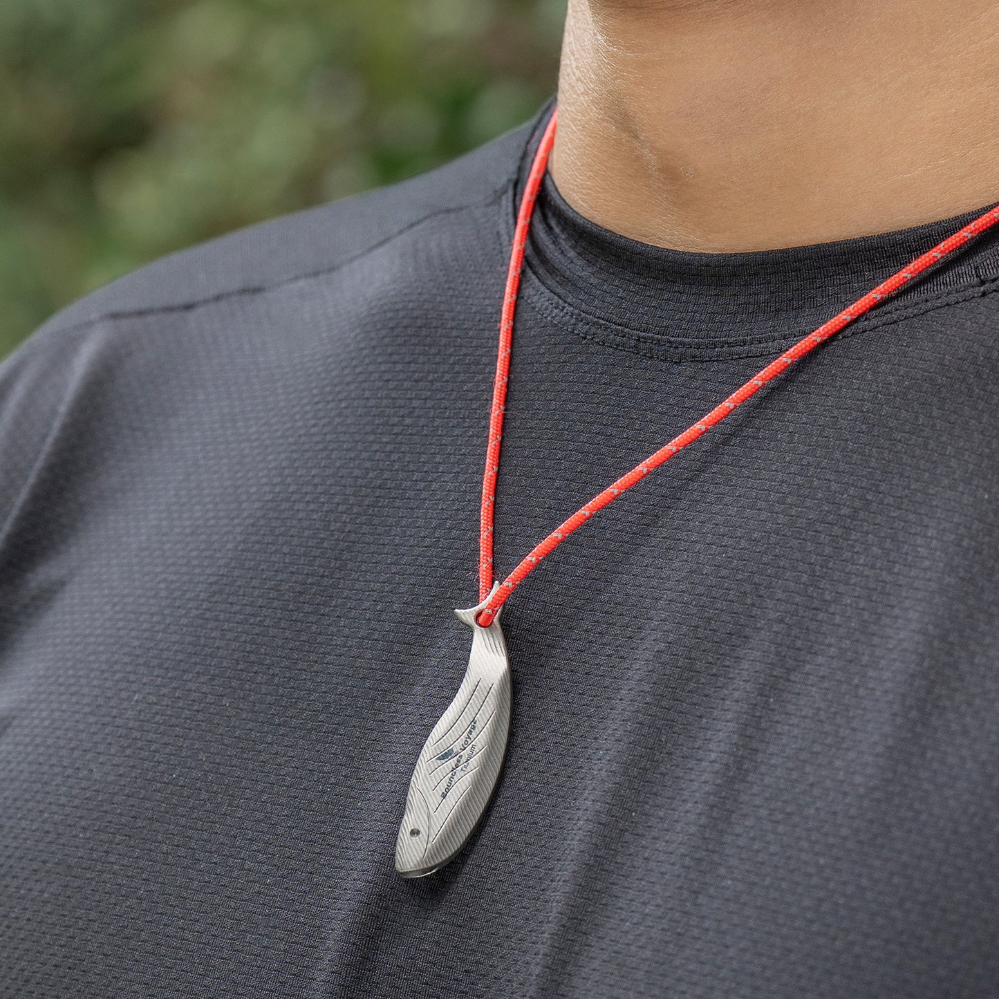 Boundless Voyage 120dB Titanium Survival Whistle – Compact, Ultralight & Rust-Proof Emergency Safety Whistle for Hiking, Camping & Outdoor Rescue