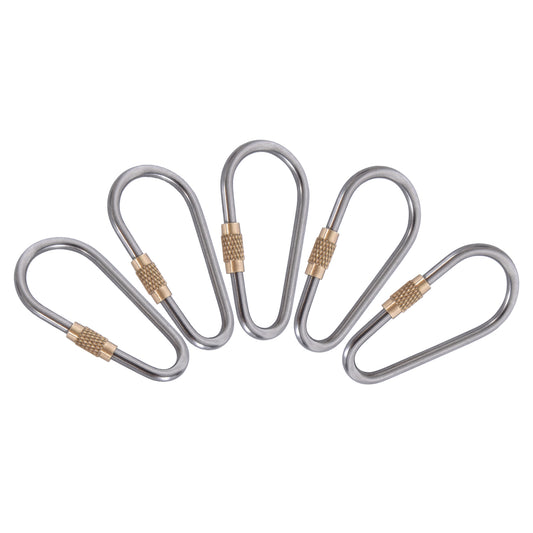 Boundless Voyage Titanium Carabiner – Ultralight Outdoor Clip for Camping, Hiking, Keychains & Everyday Carry (Non-Climbing Rated)