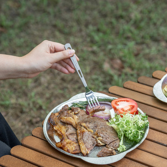Boundless Voyage Titanium Fork – Ultralight Camping Cutlery for Outdoor & Everyday Use