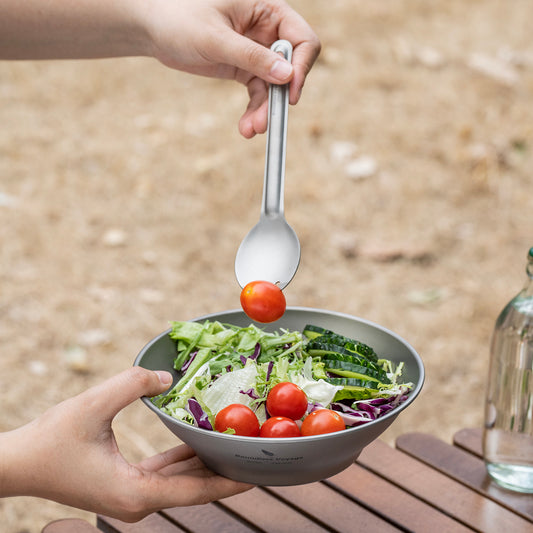 Boundless Voyage 800ml Titanium Camping Bowl – Ultralight Large Single-Wall Outdoor Dish for Backpacking, Hiking & Travel