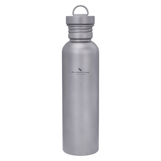 Boundless Voyage 750ml Titanium Water Bottle – Eco-Friendly, Ultralight, Leak-Proof & Durable | Perfect for Camping, Hiking & Everyday Use