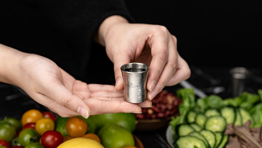 Boundless Voyage 15ml Titanium Mini Shot Glass | Ultralight Pocket Teacup & Whiskey Tasting Cup | Unbreakable & Non-Toxic Spirit Glass for Camping, Hiking & EDC Travel