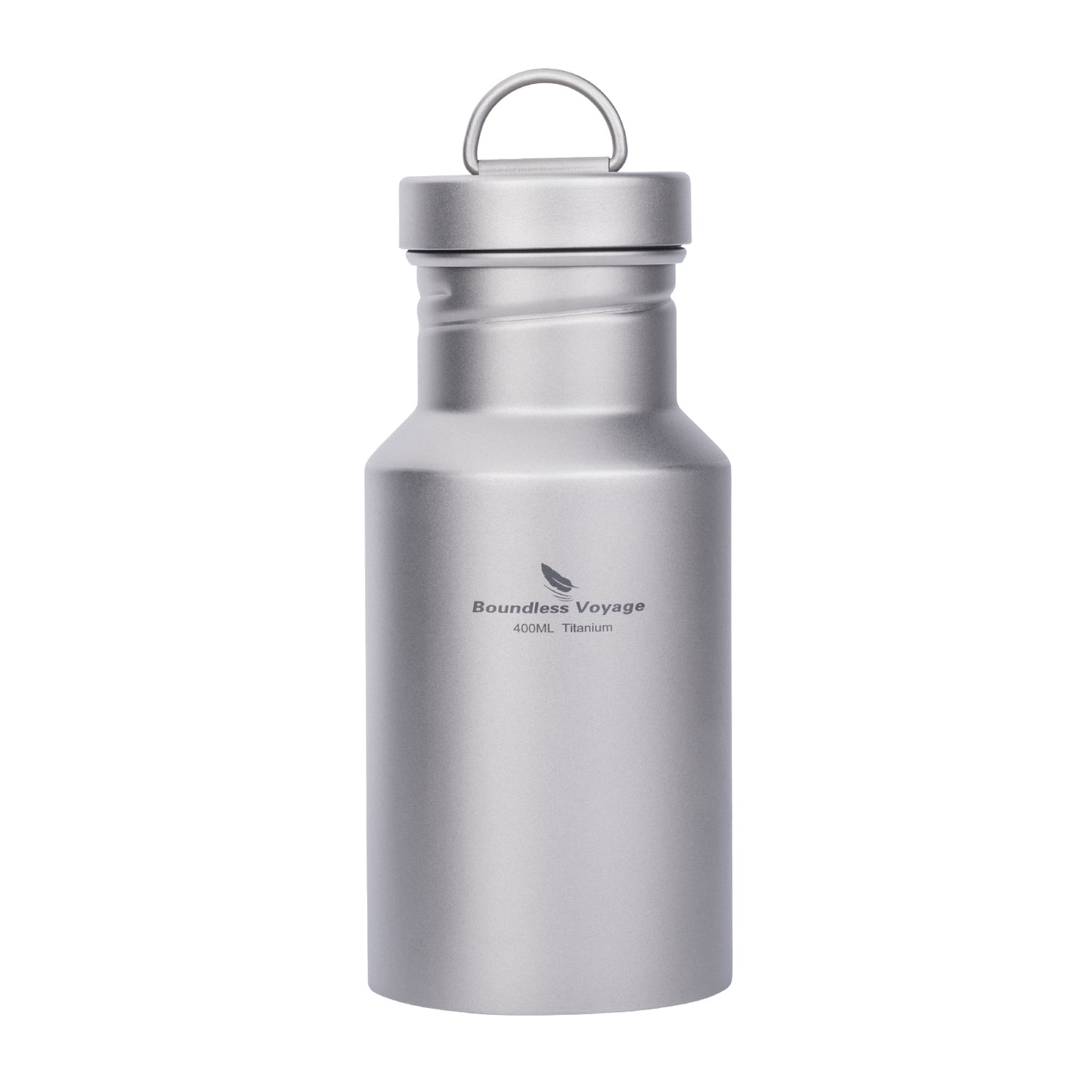 Boundless Voyage Titanium Water Bottle with Lid Wide Mouth Leak-Proof Reusable Sport Drinking Bottle for Camping Picnic Tea Coffee