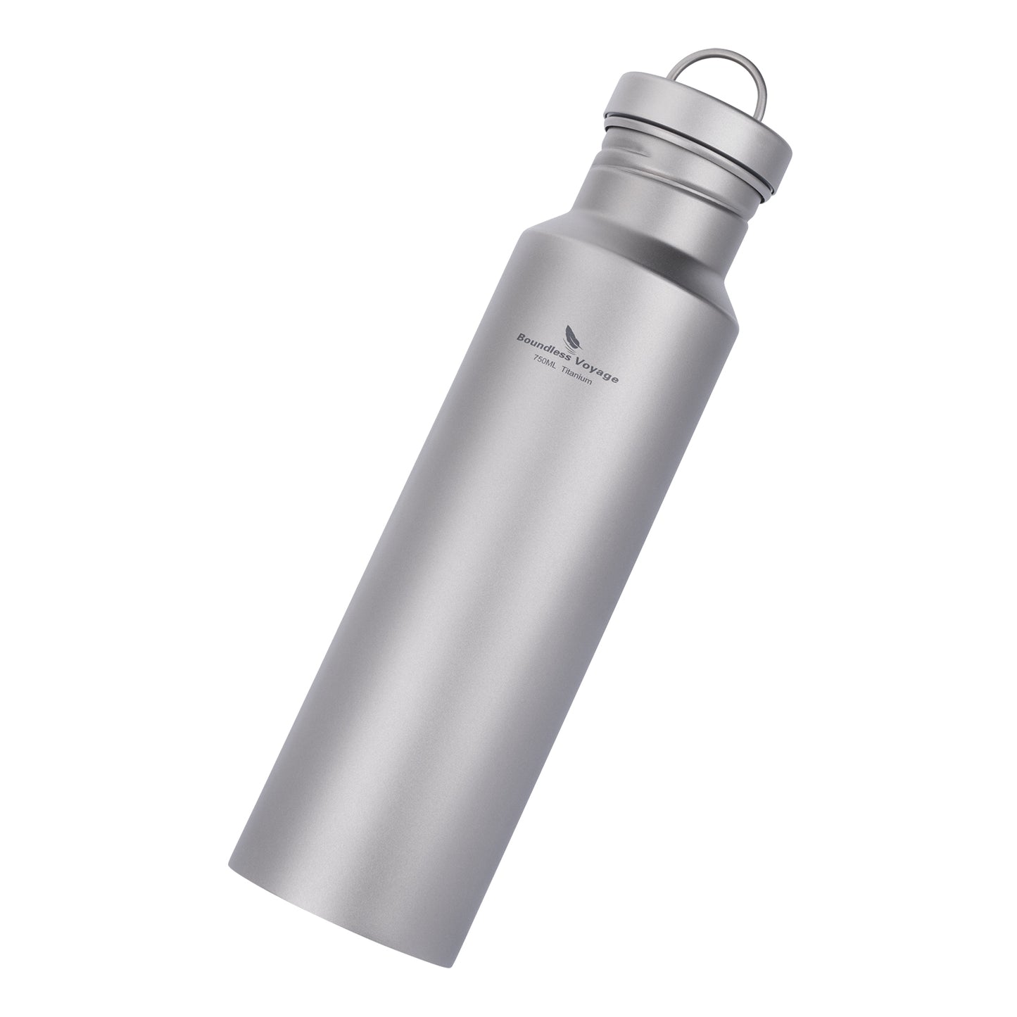 Boundless Voyage 750ml Titanium Water Bottle with Lid | Wide Mouth Leak-Proof Reusable Sport Bottle for Tea, Coffee, Camping & Hiking | Eco-Friendly Christmas & Thanksgiving Gift