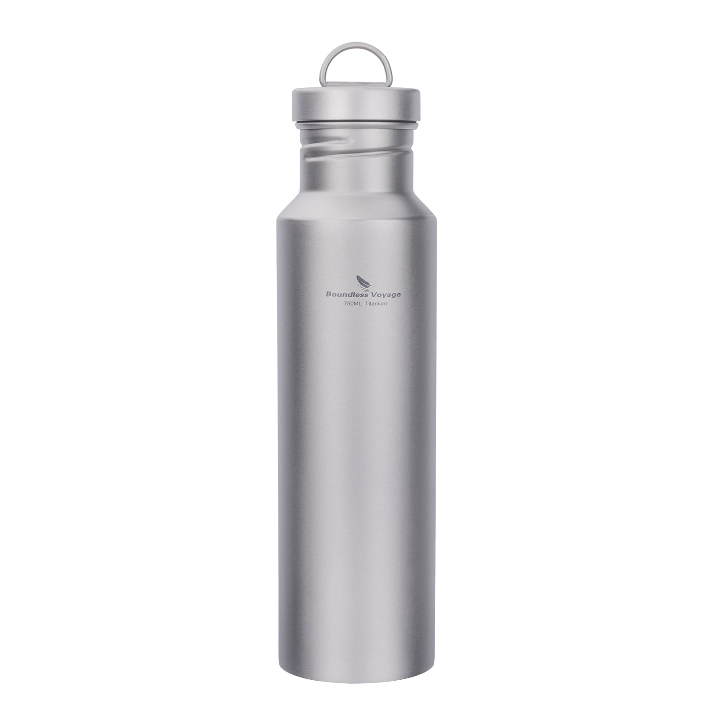 Boundless Voyage 750ml Titanium Water Bottle with Lid | Wide Mouth Leak-Proof Reusable Sport Bottle for Tea, Coffee, Camping & Hiking | Eco-Friendly Christmas & Thanksgiving Gift