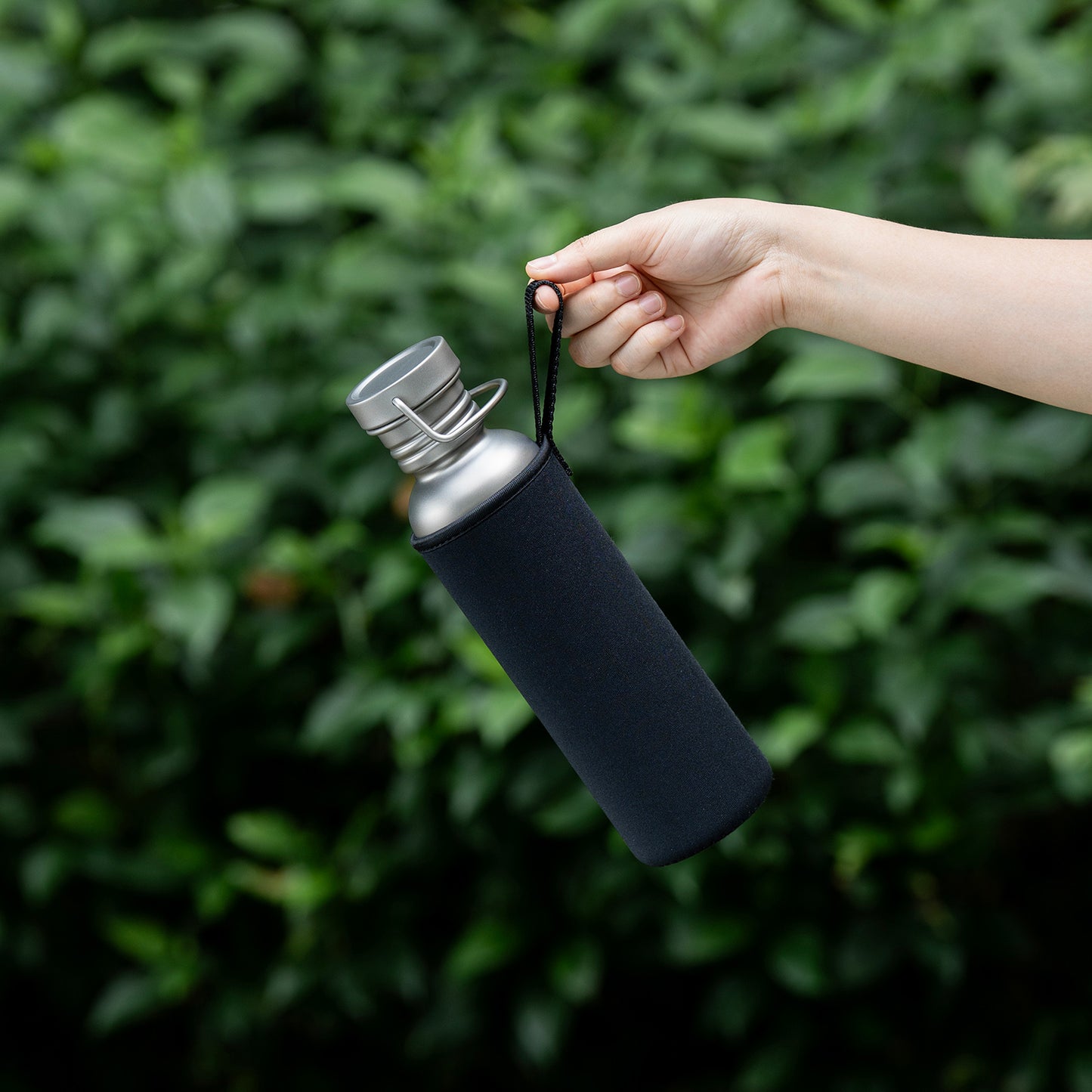Boundless Voyage 600ml Titanium Water Bottle with Lid – Eco-Friendly, Leak-Proof & Reusable | Wide Mouth for Camping, Hiking & Daily Use