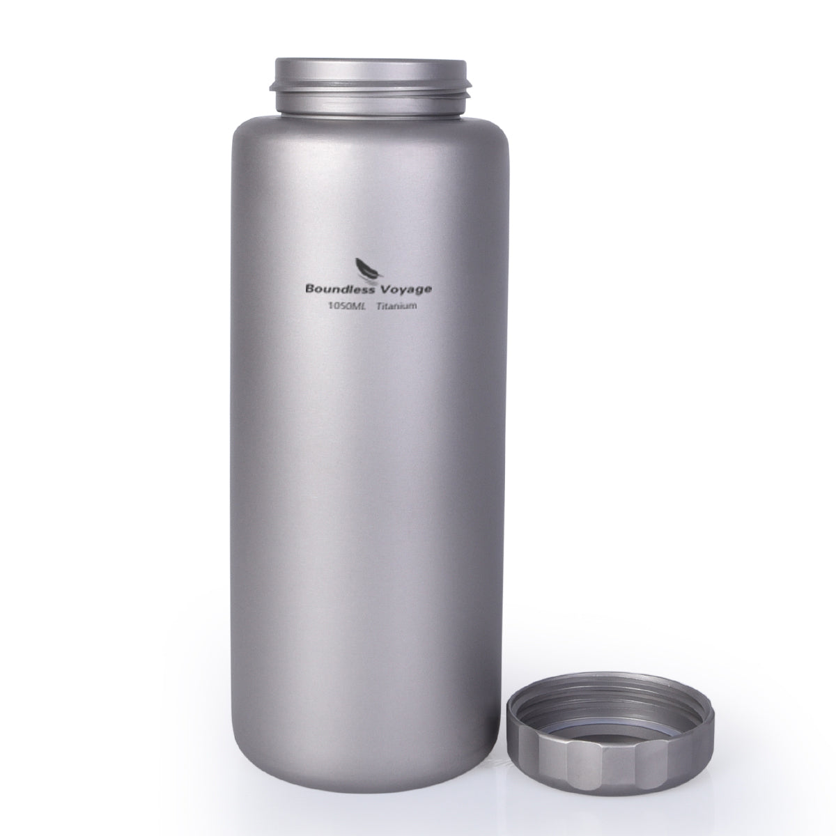 Boundless Voyage Titanium Water Bottle 1050ml For Outdoor Camping Hiking Lightweight Sport Bottle