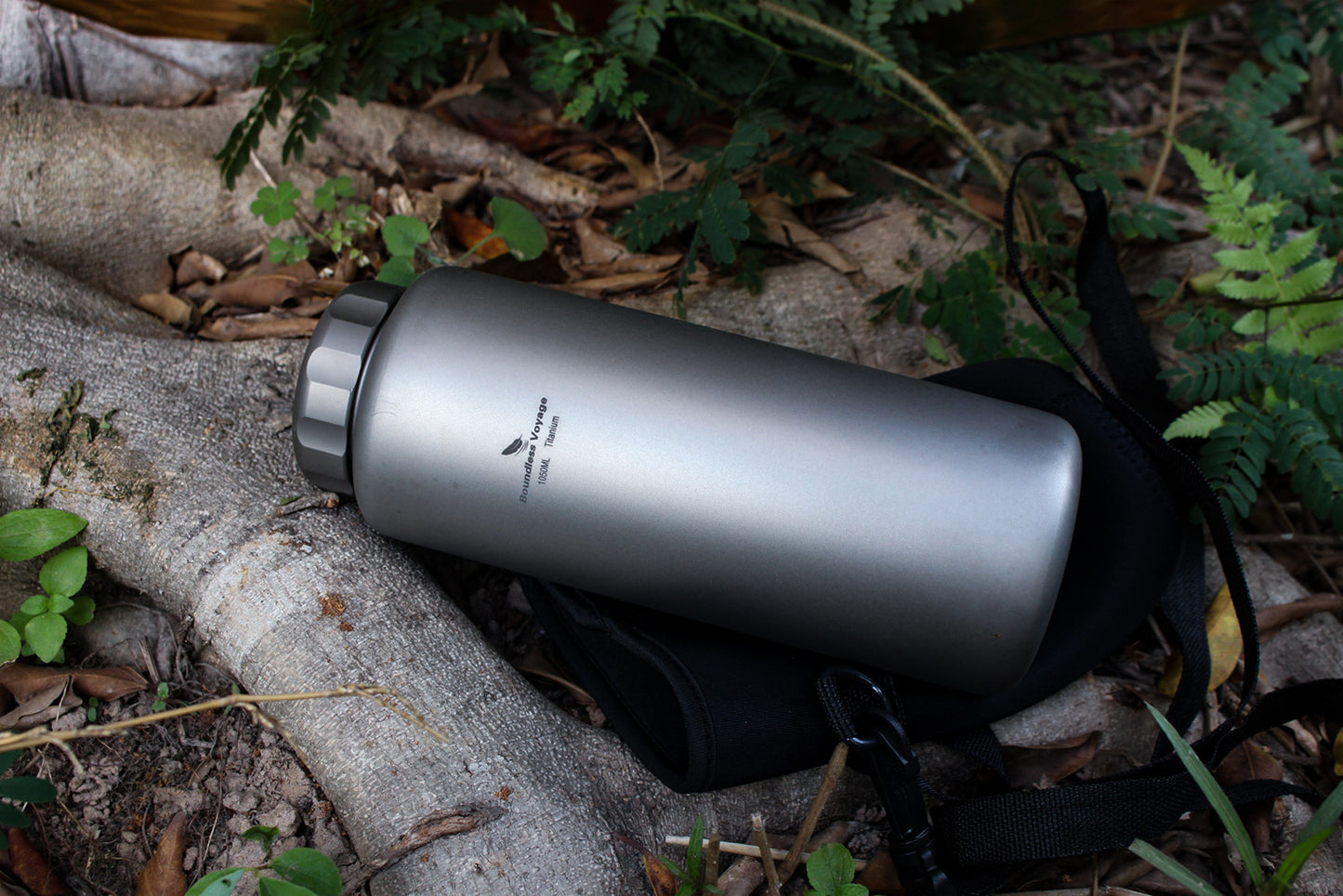 Boundless Voyage Titanium Water Bottle 1050ml For Outdoor Camping Hiking Lightweight Sport Bottle