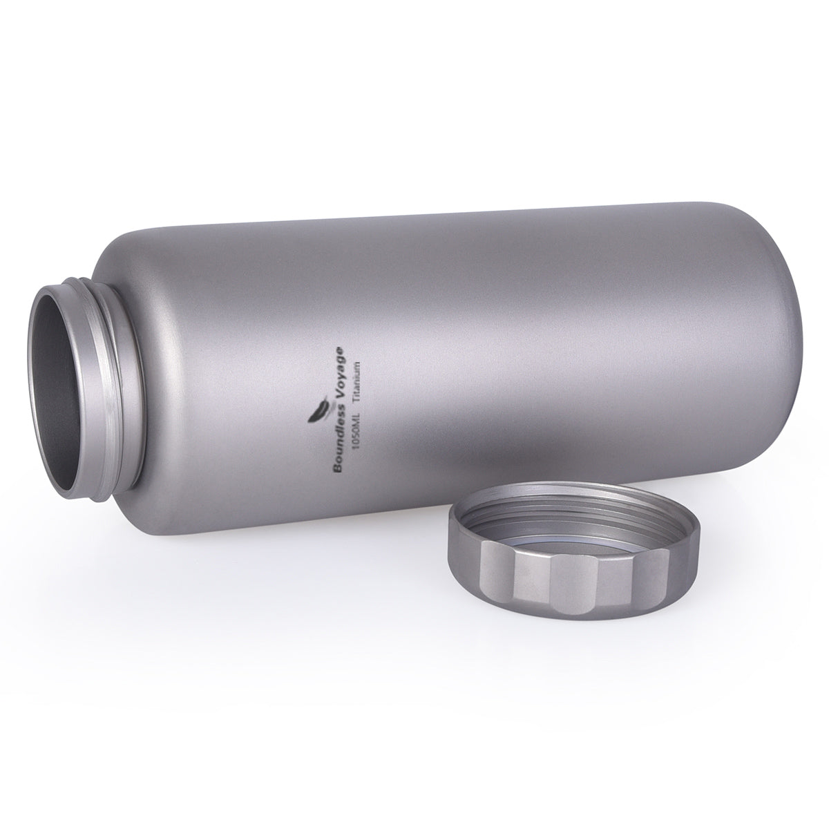 Boundless Voyage Titanium Water Bottle 1050ml For Outdoor Camping Hiking Lightweight Sport Bottle