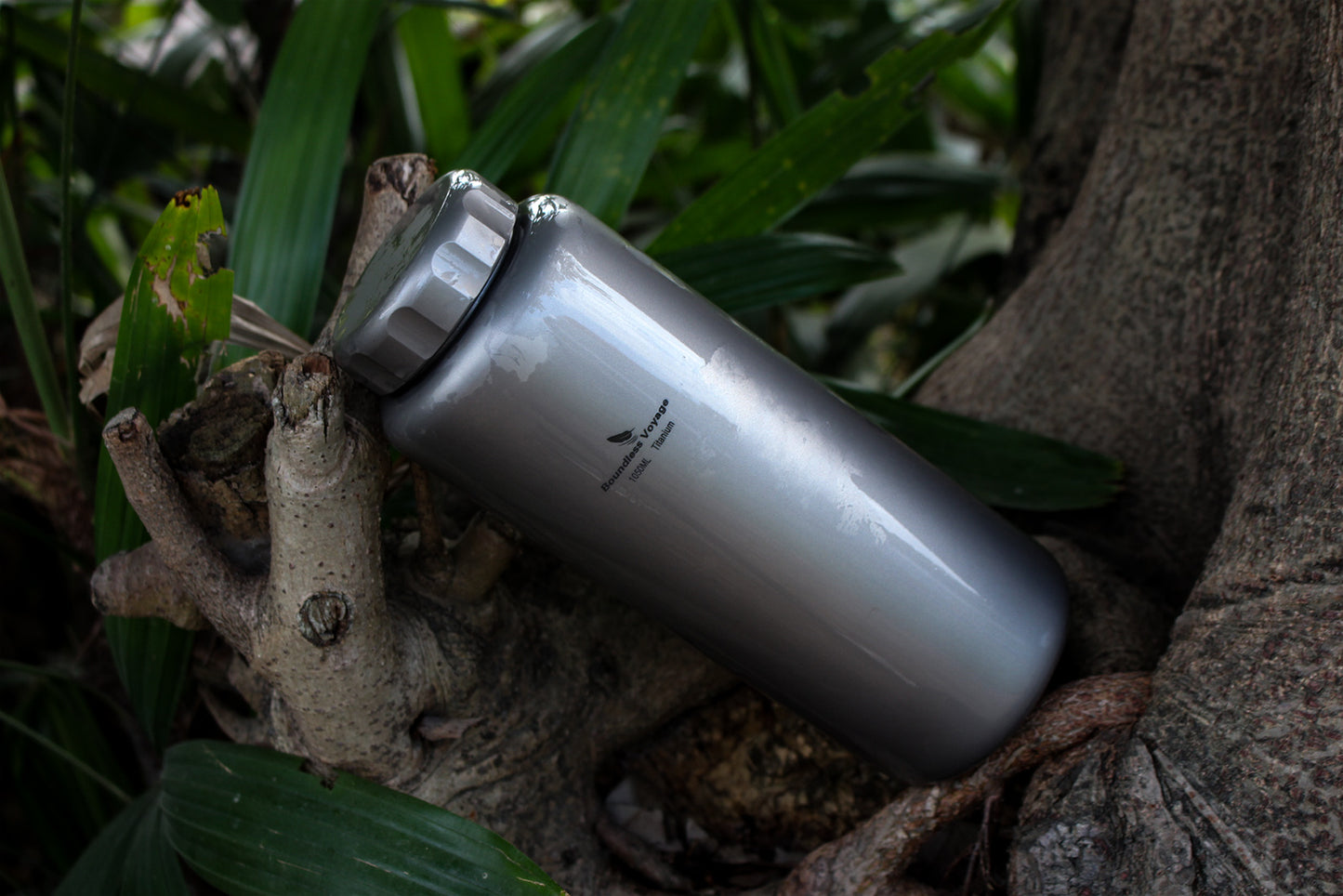 Boundless Voyage Titanium Water Bottle 1050ml For Outdoor Camping Hiking Lightweight Sport Bottle
