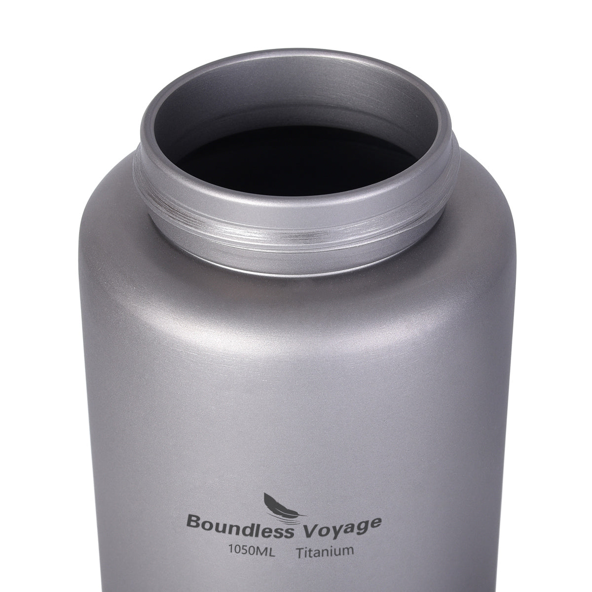 Boundless Voyage Titanium Water Bottle 1050ml For Outdoor Camping Hiking Lightweight Sport Bottle